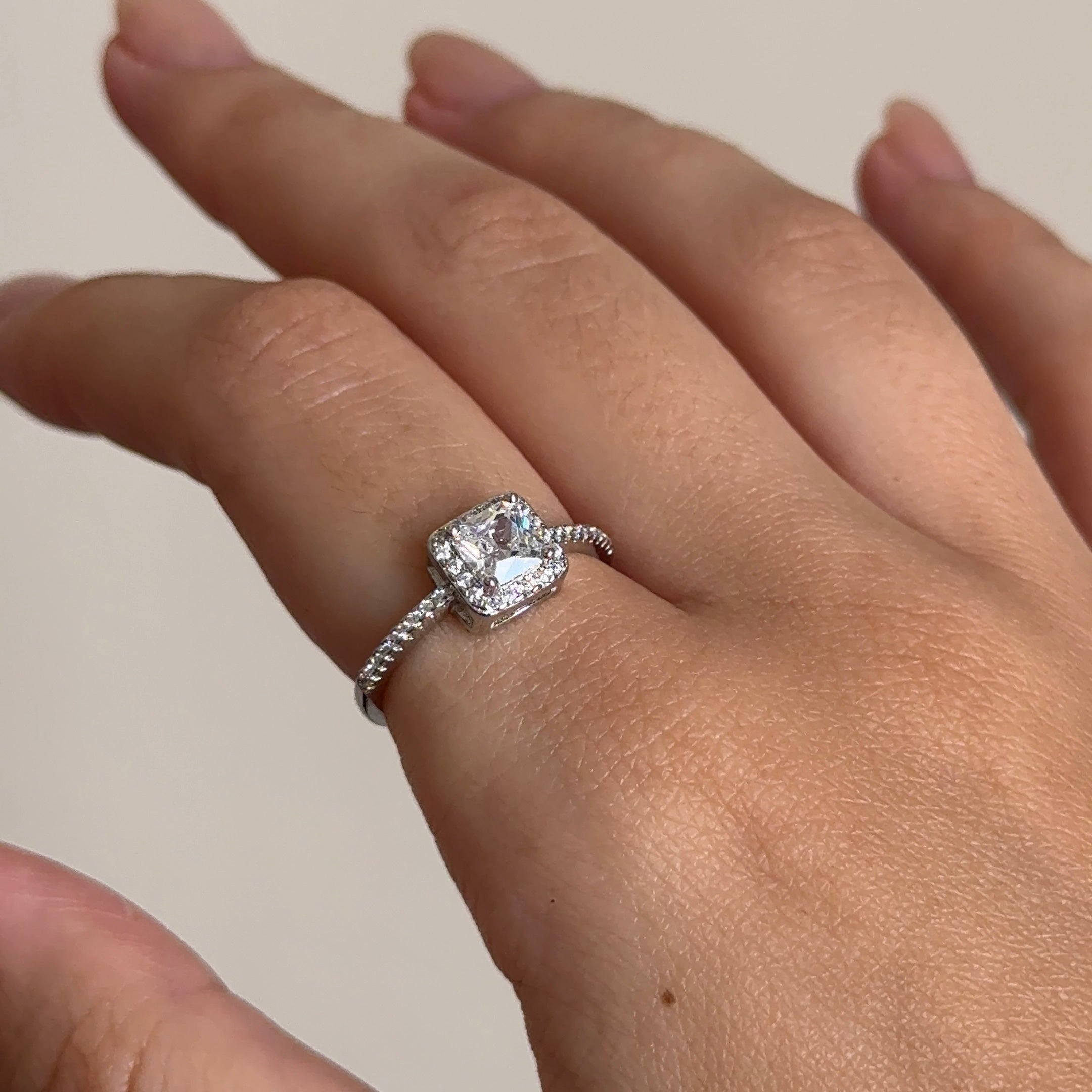 Anillo Halo Princesa