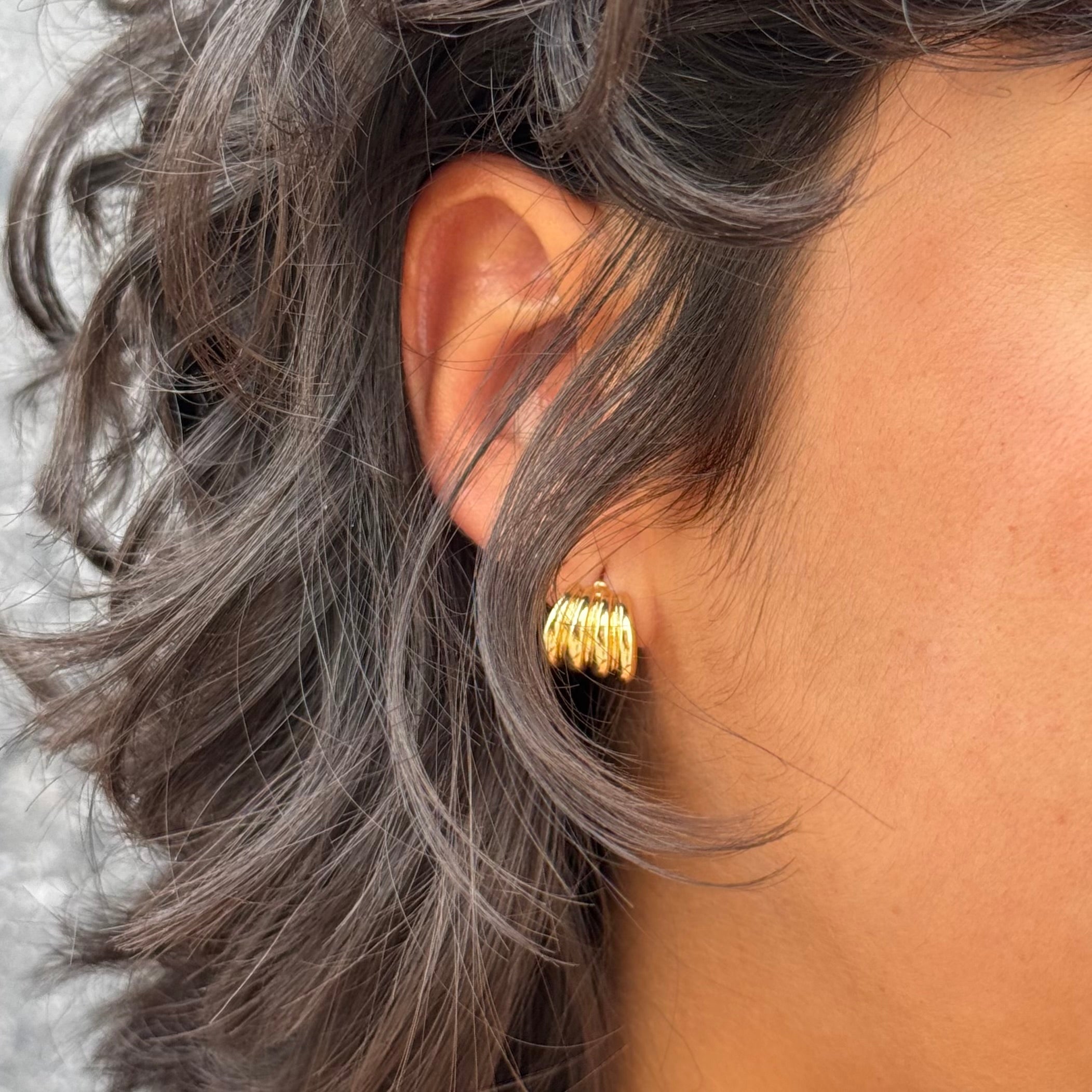 Aretes Mini Drapreado