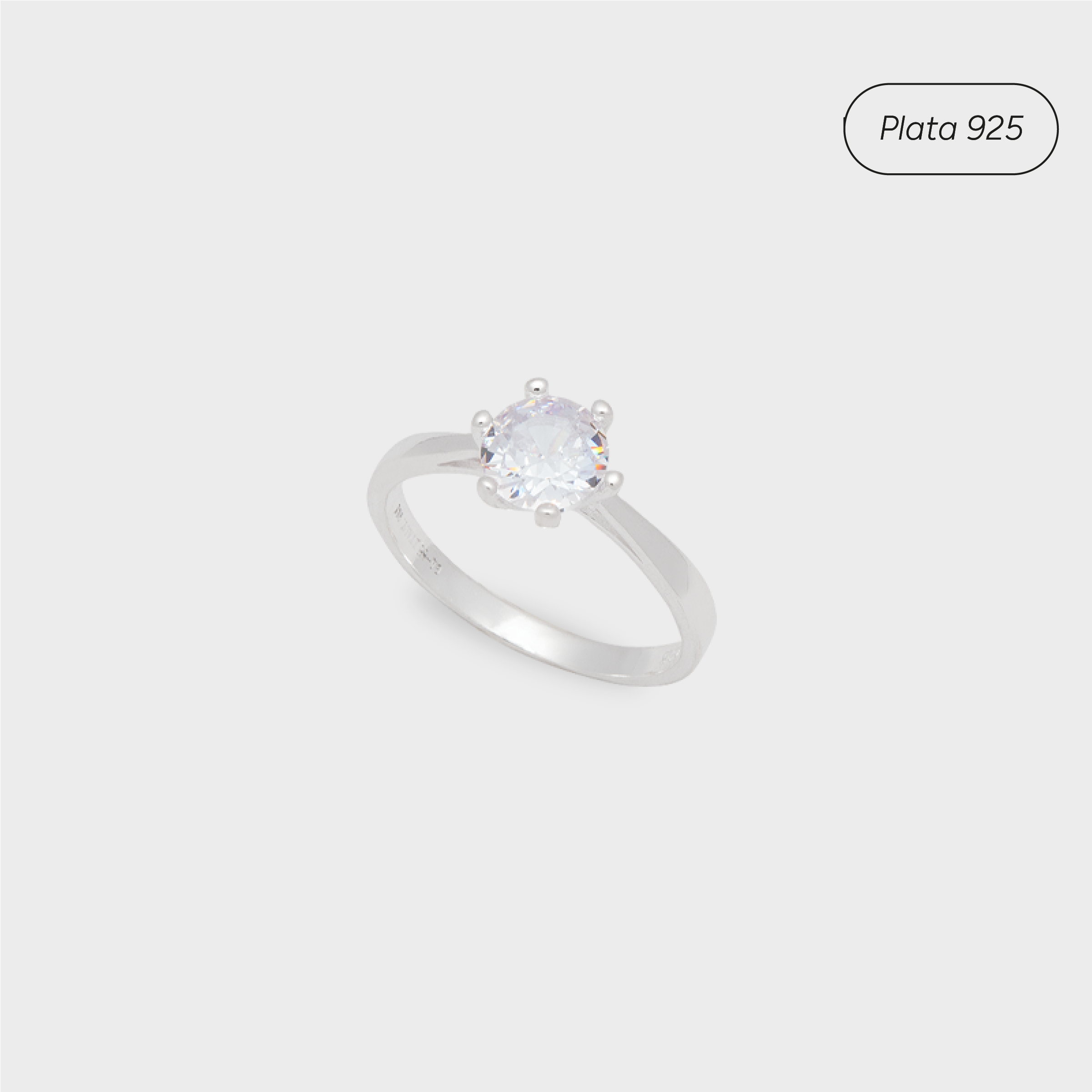 Anillo Solitario Classic