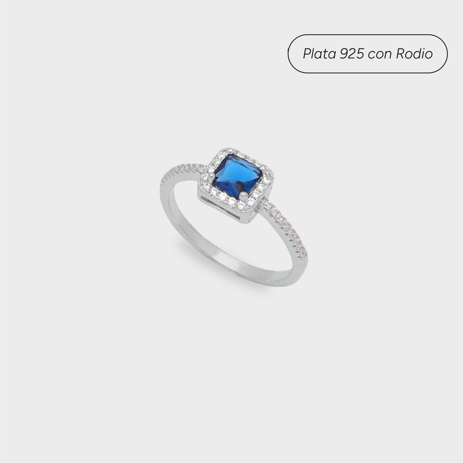 Anillo Halo Blue
