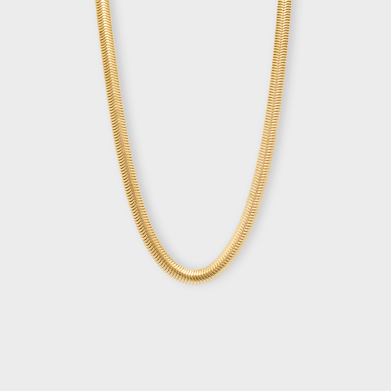 Cadena Snake Plana