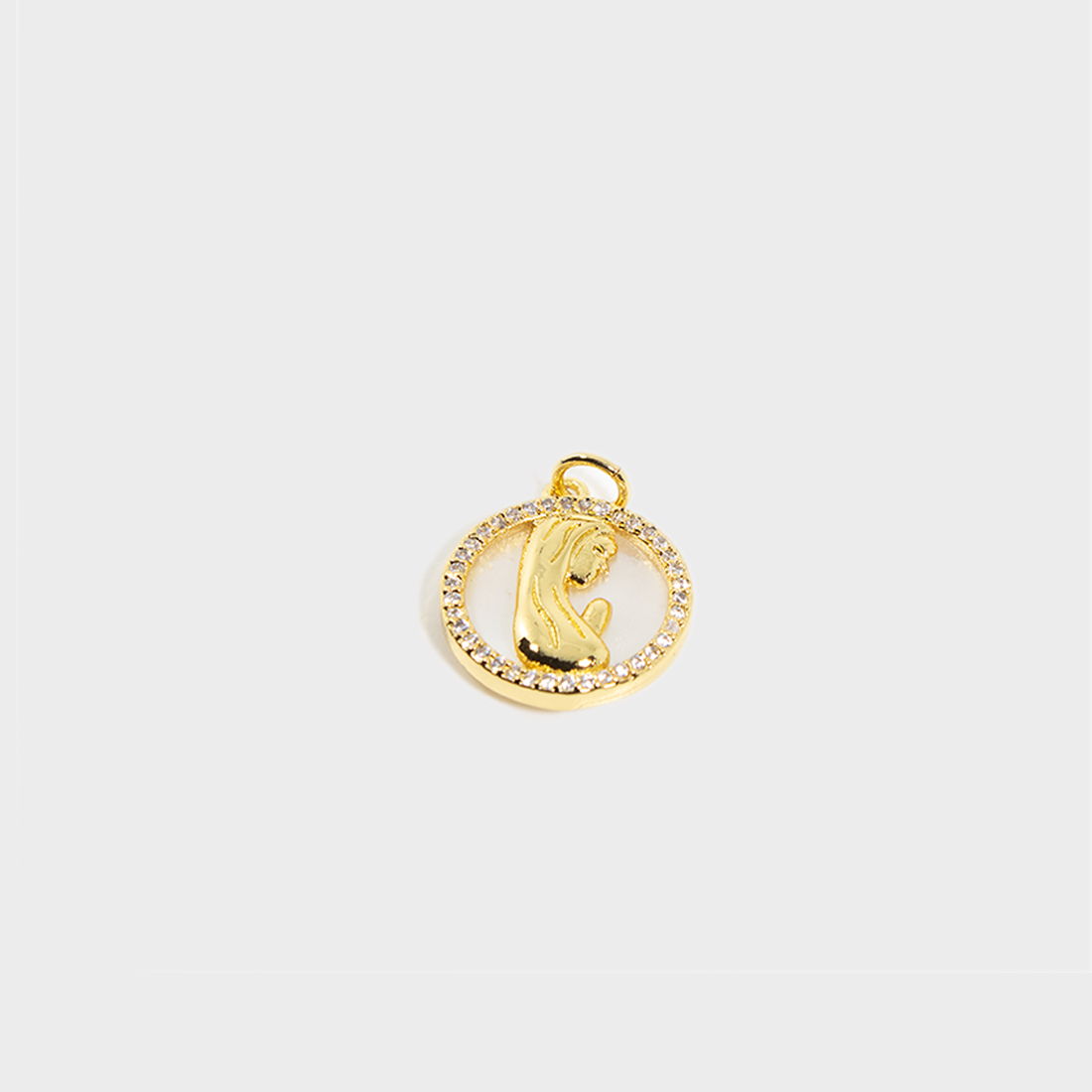 Dije Virgen con Nácar de Copper para Dama (TF3C001)