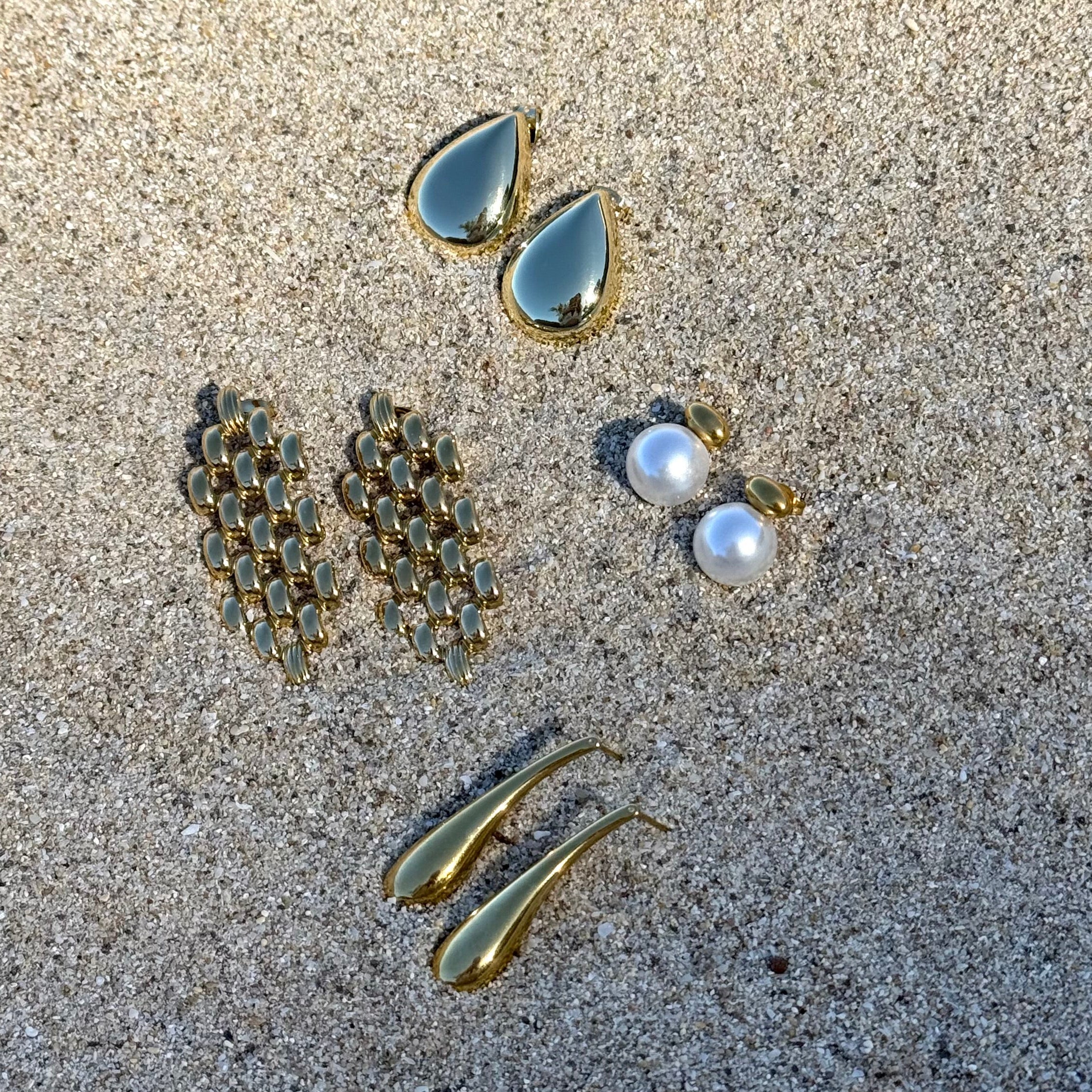 Aretes Gota Alargada