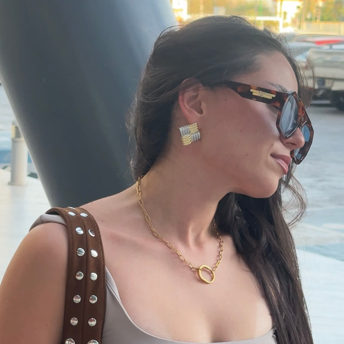 Aretes Dúo Geométrico
