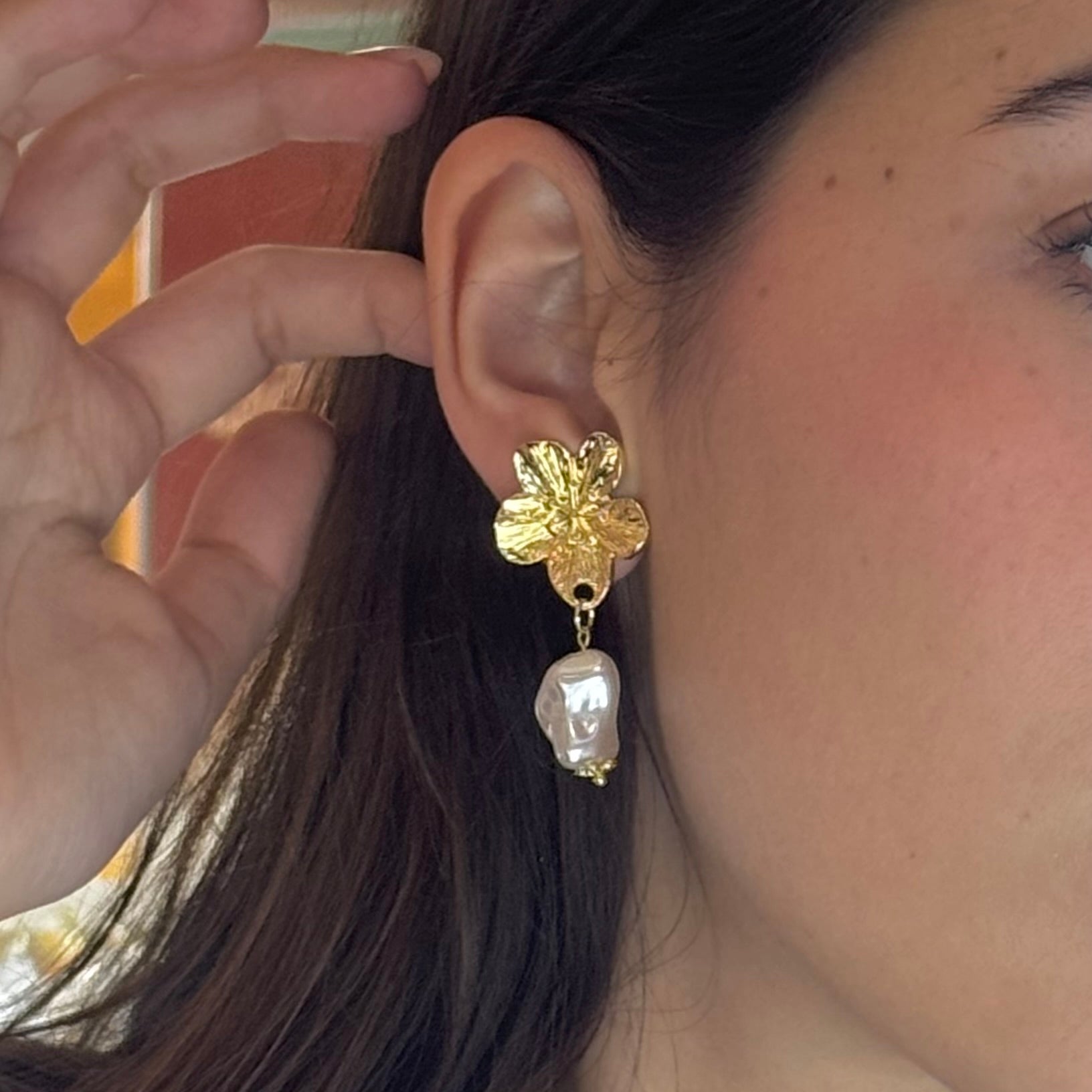 Aretes Hibisco