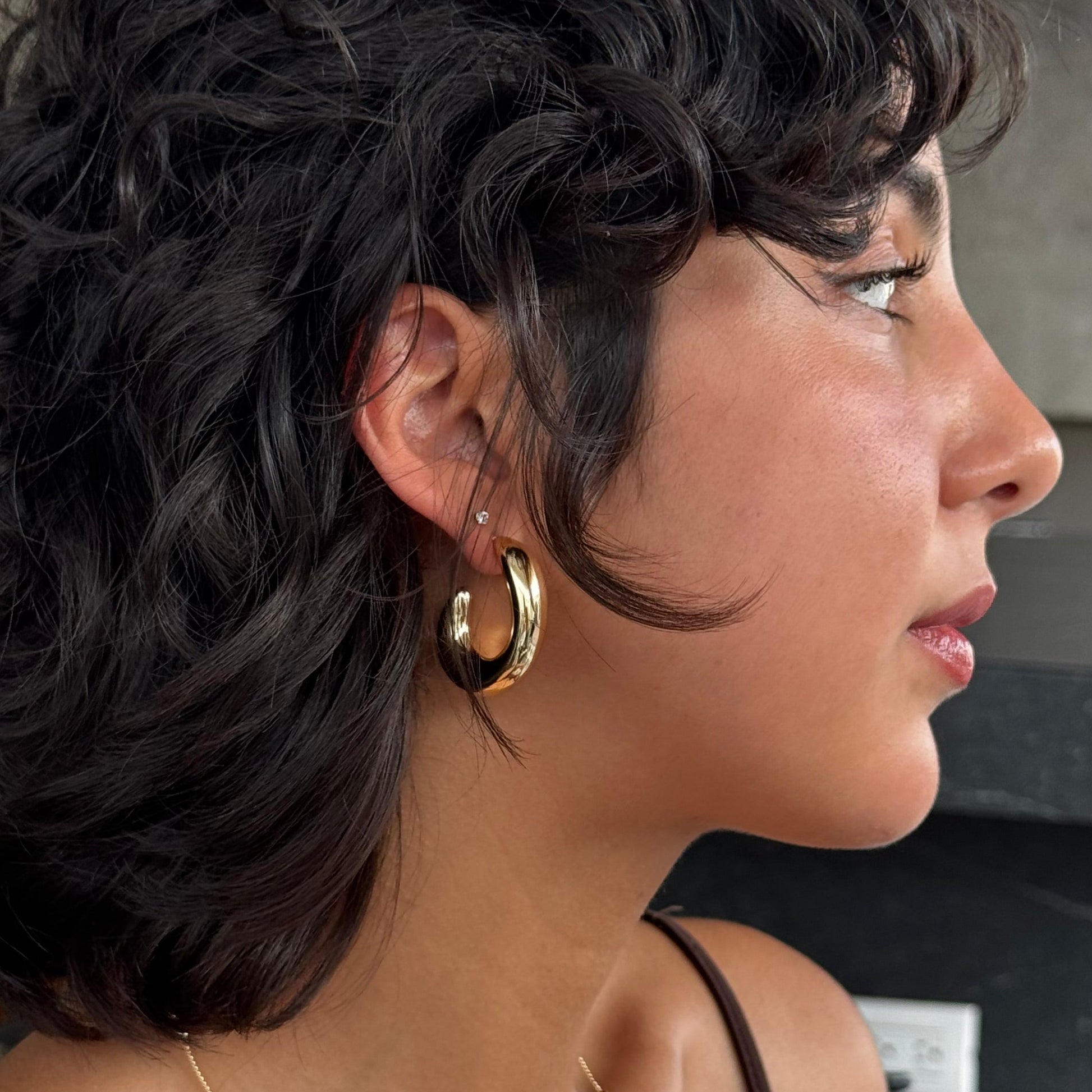 Arracadas Bold Curve