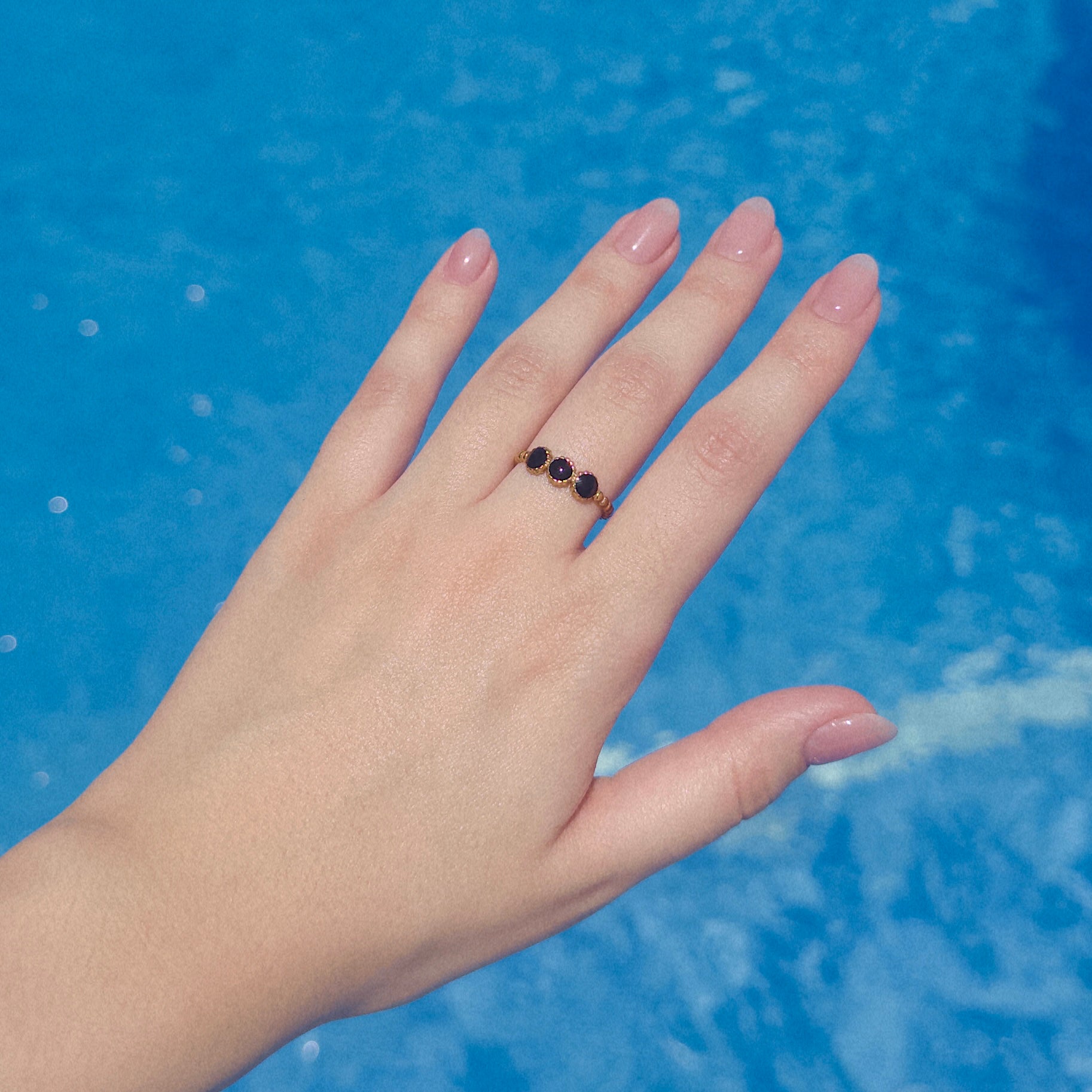 Anillo Tria Negro