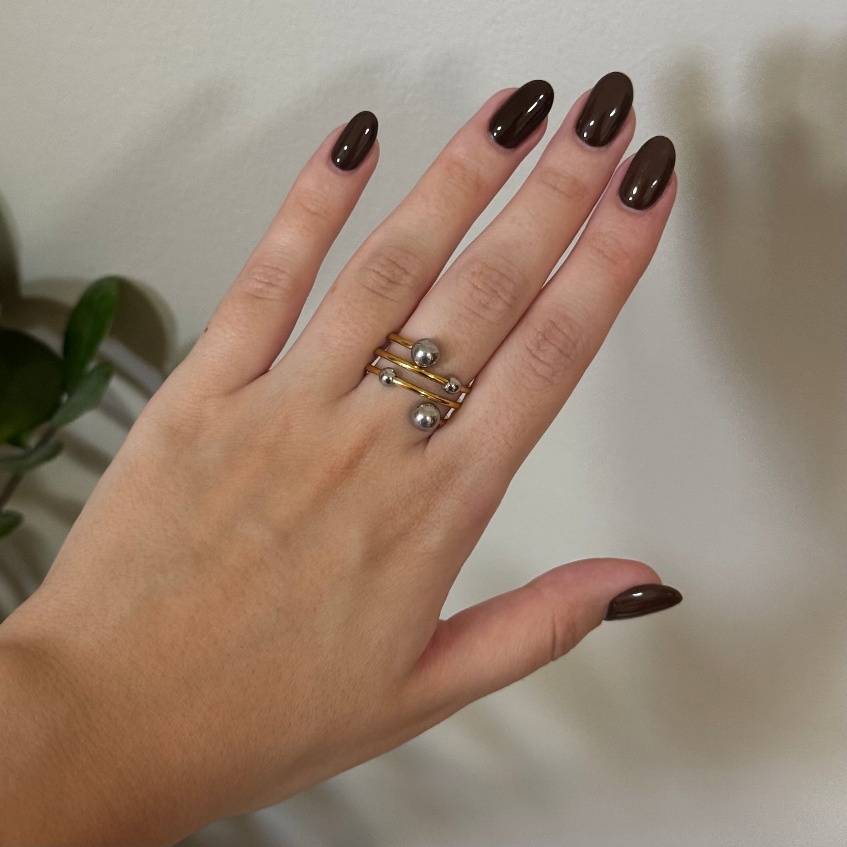 Anillo Orbit Bicolor