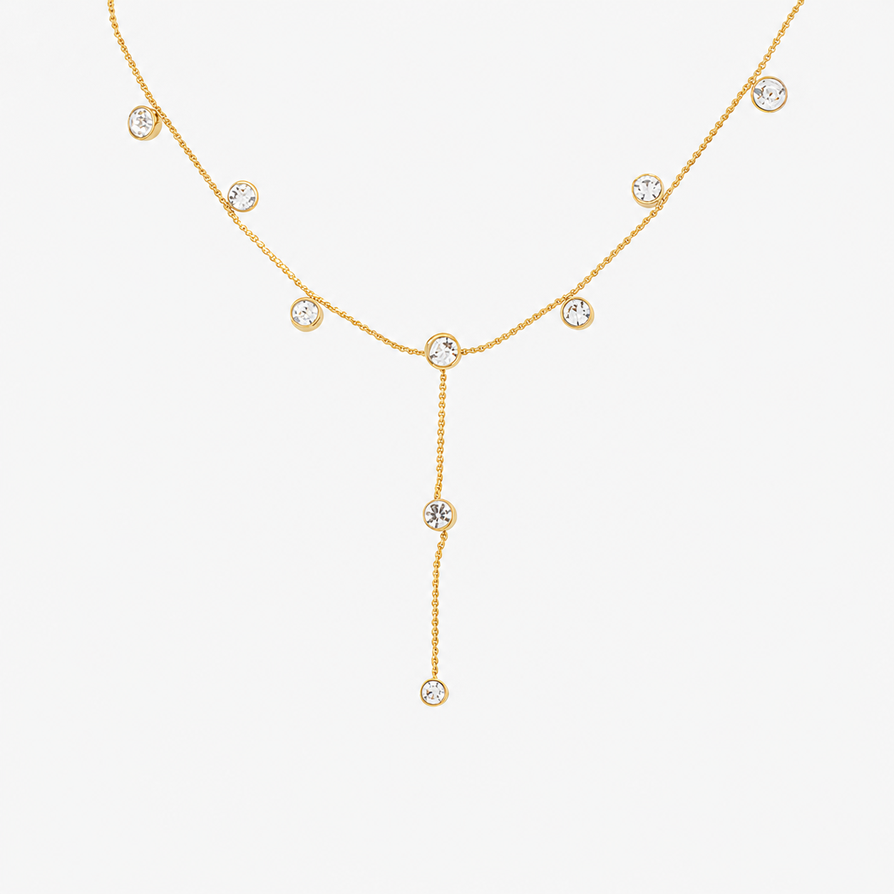 Cadena Lariat Destellos
