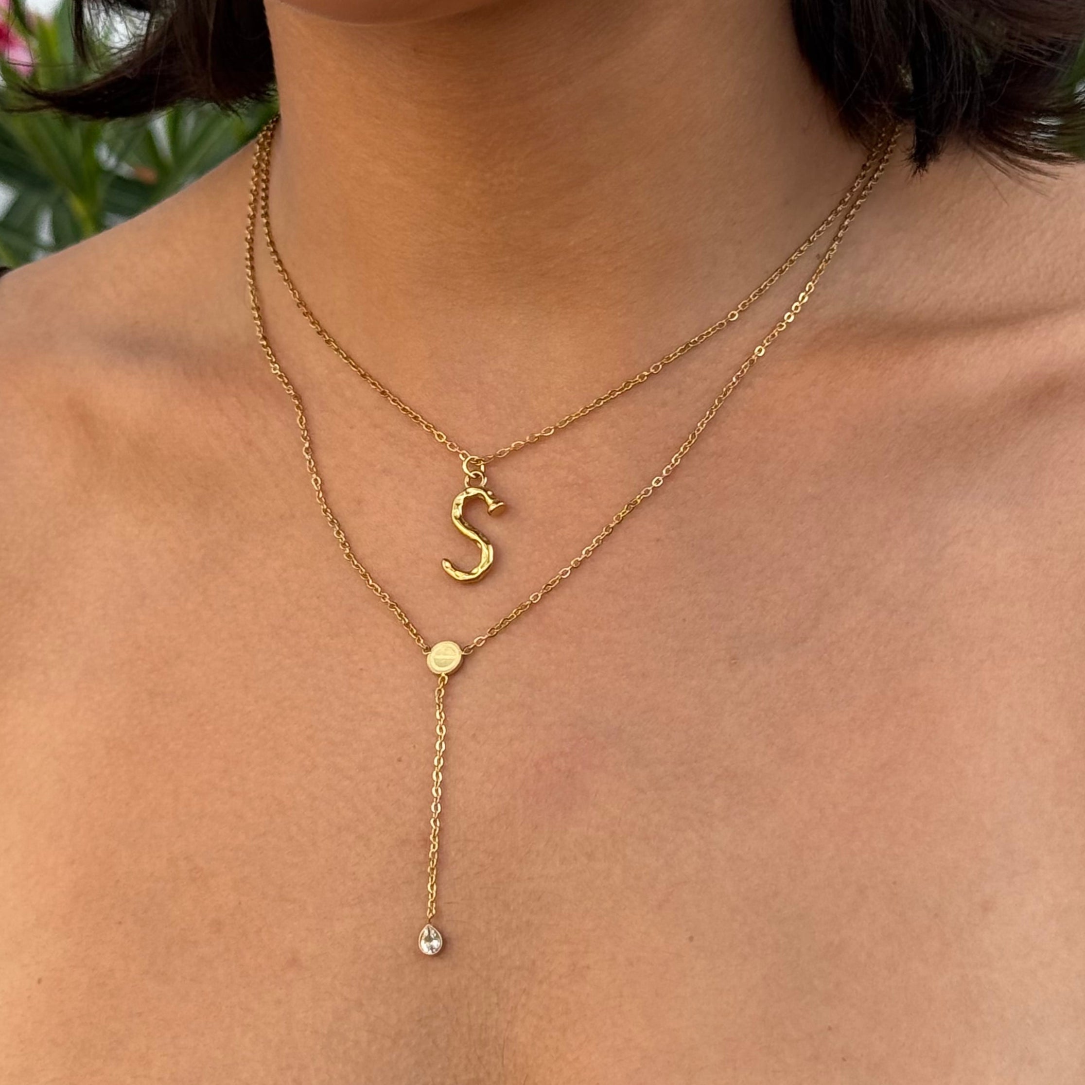 Collar Gota Lariat