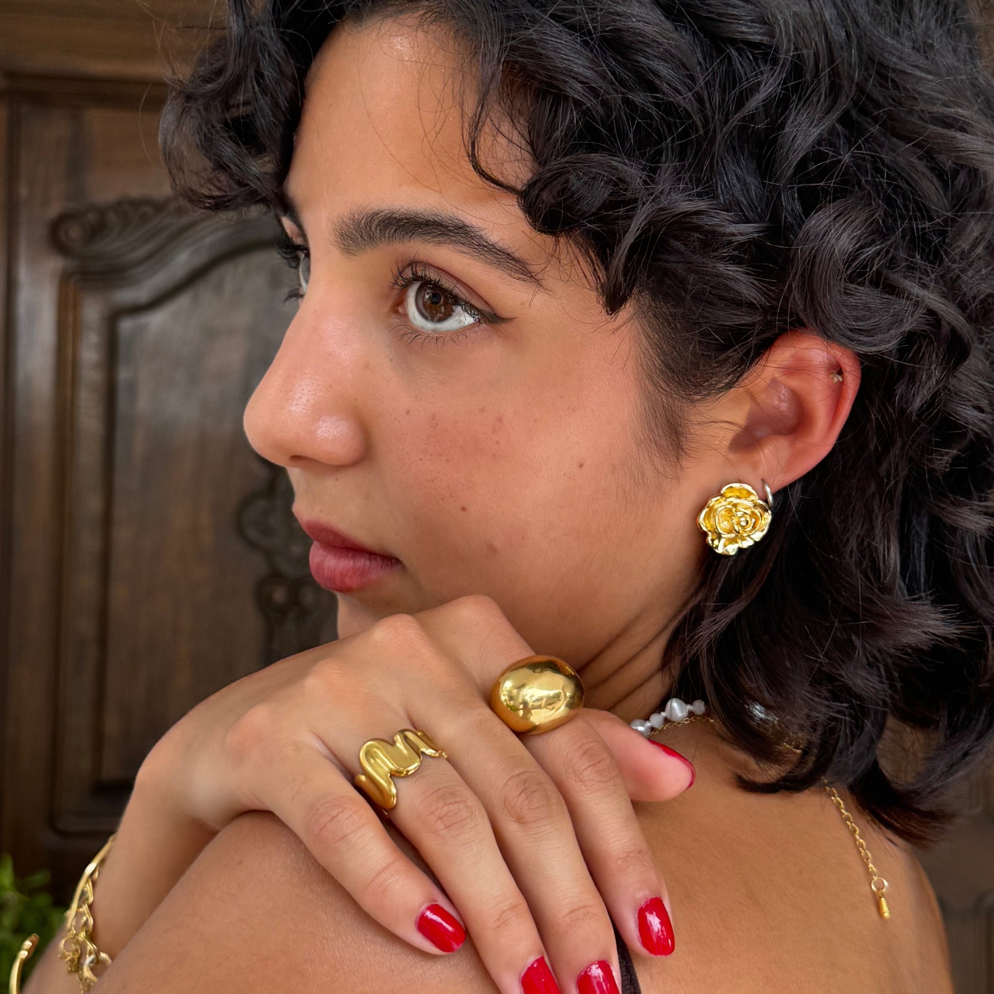 Aretes Rosa