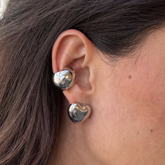 Ear Cuff Chunky de Chapa (TB7C203)