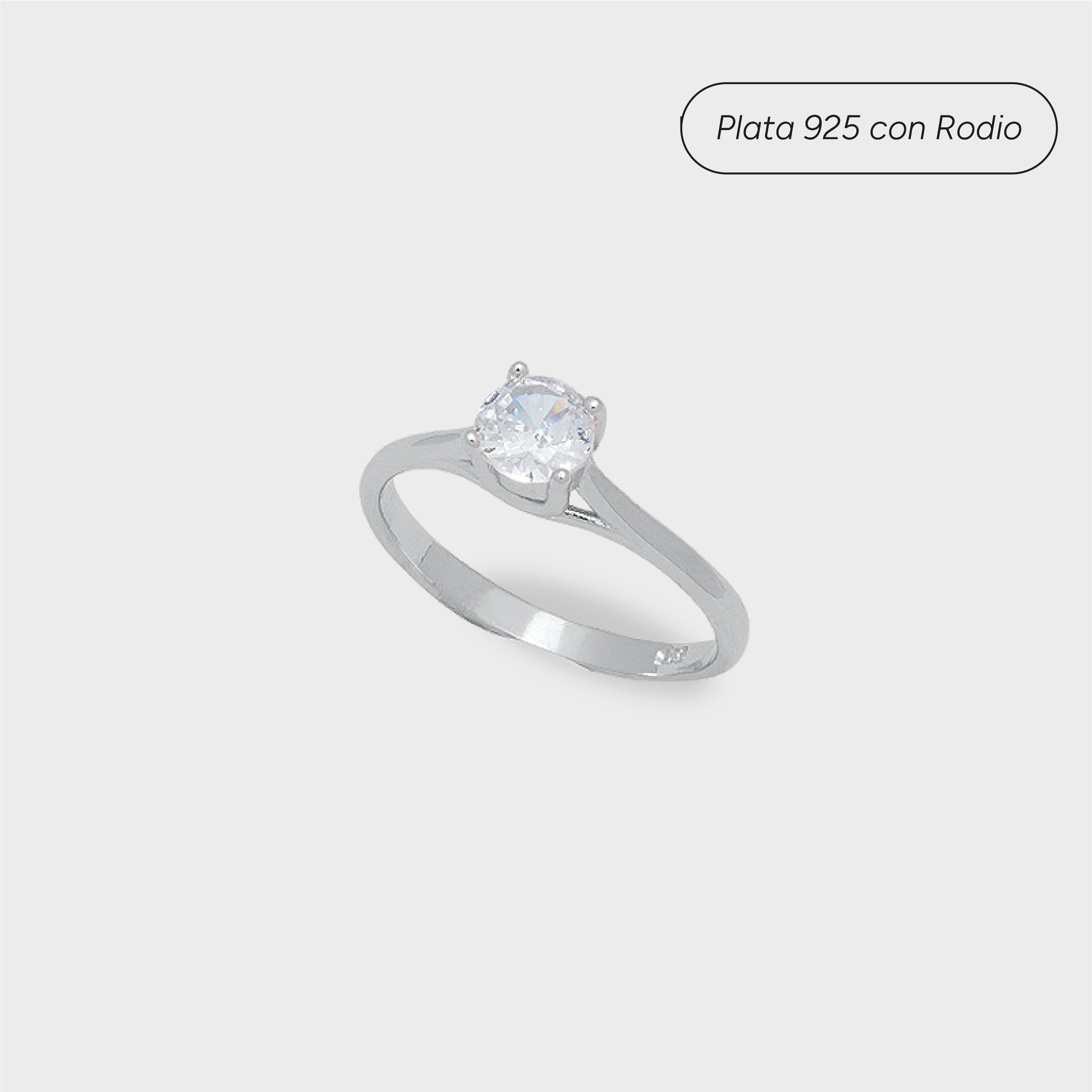 Anillo Solitario Brillante
