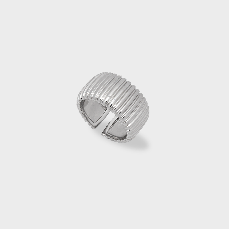 Anillo Ridges Bold
