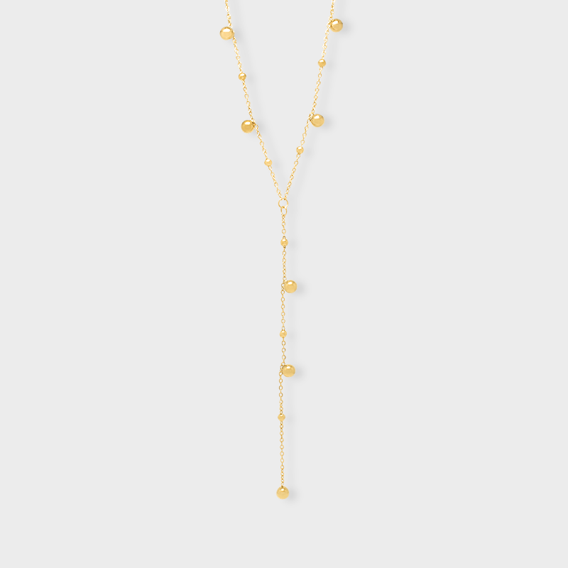 Collar Lariat Mini Dots