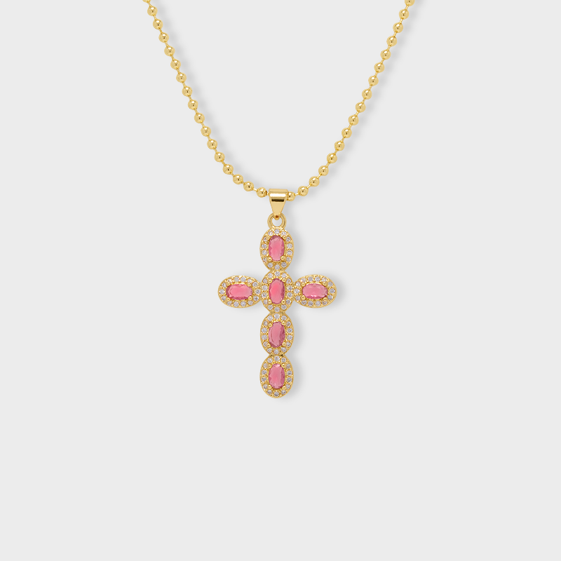 Collar Cruz Rosé