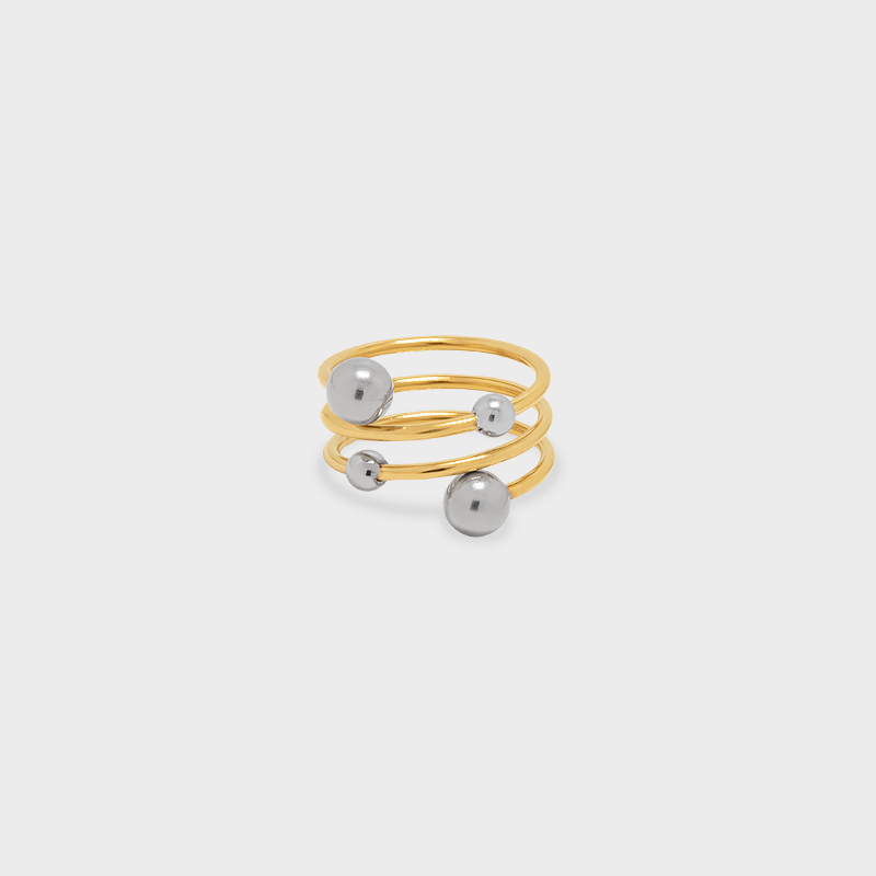 Anillo Orbit Bicolor