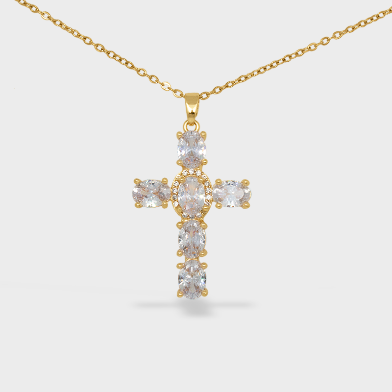 Collar Cruz Oval