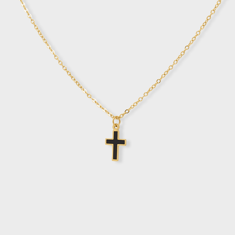 Collar Cruz Noir