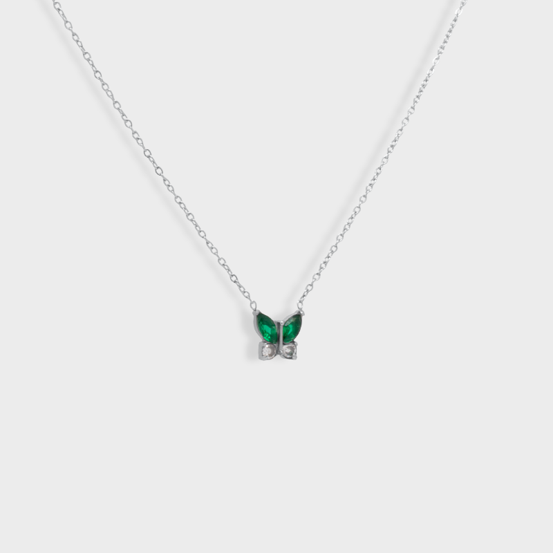 Collar Mariposa Emerald
