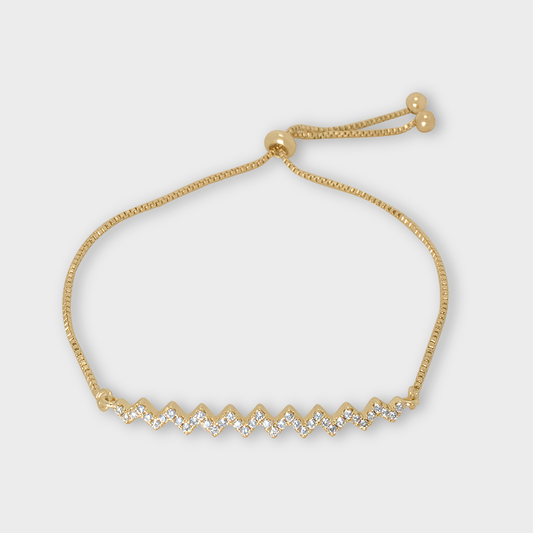 Pulsera Ajustable ZigZag de Copper (TF5C078)