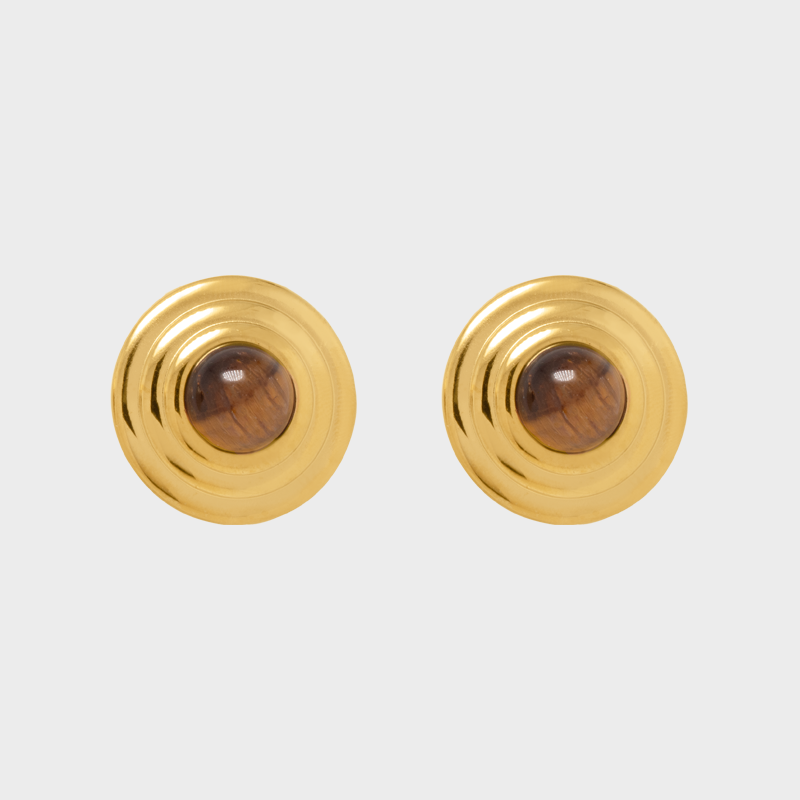 Aretes Ojo de Tigre