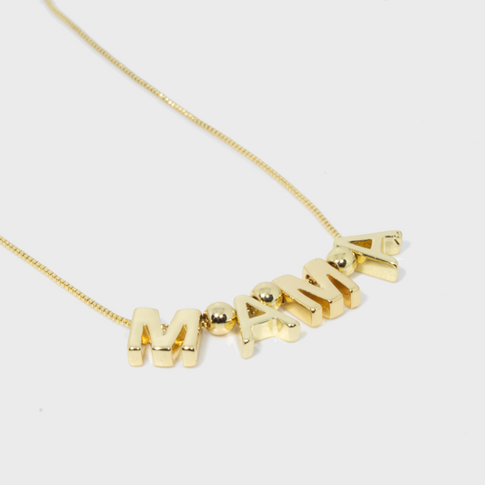 Cadena Letras "Mamá" de Copper (TF2C009)