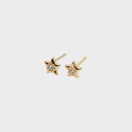 Arete Mini Estrellas con Circón de Copper (TF7C360)